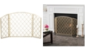 Noble House Three Panel 29'' Fireplace Screen